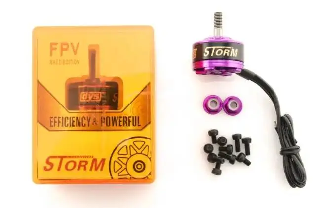 DYS Storm 2207 2550KV 3-6S 468W Powerful Brushless Motor W/ ISC Japanese Titanium Bearing for Iflight Diatone FPV Racing Car