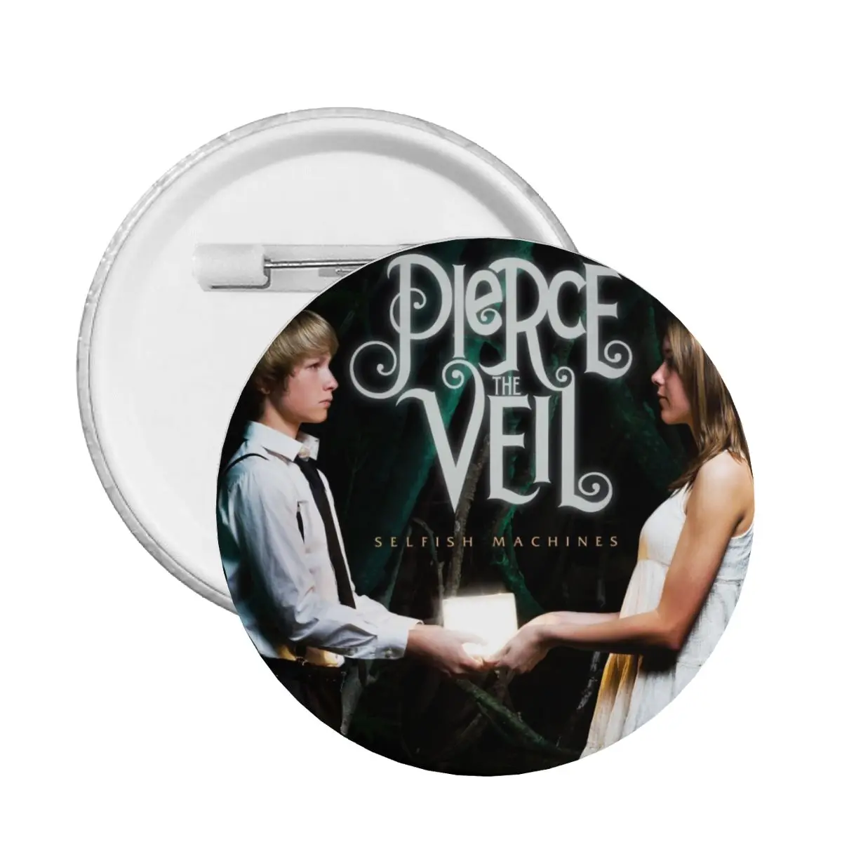 Pierce Veil Romantic Memories Pin Back Buttons Personalize Brooch Badge for Backpack Pinback Birthday Gift