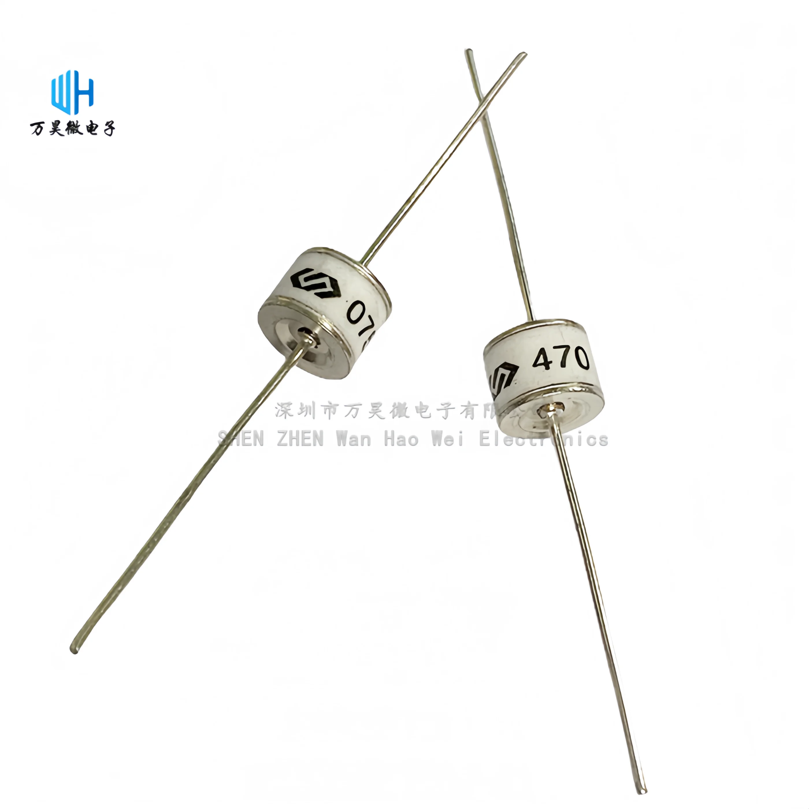 

10PCS/LOT 470V ceramic gas discharge tube 8*6mm 10KA 2RM470L-8 SXH81-470X 2R470TB-8 SC2E8-470ML B8G ZM86 470V Surge protective