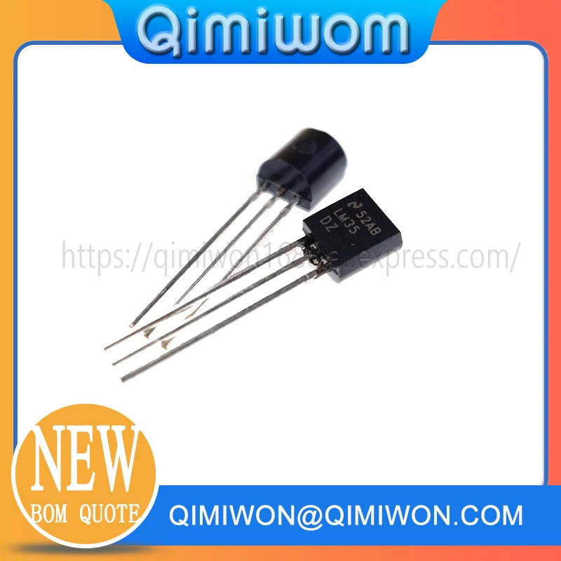 1-100pcs/lot New Original LM35DZ LM35 TO-92-3  Sensor   In Stock