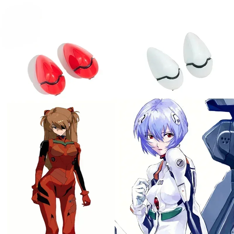 Pinzas para el cabello de Rei Ayanami de EVANGELION, accesorios de cosplay de Langley Soryu, accesorios para el cabello, tocados, disfraces para fiestas de cumpleaños, regalos.