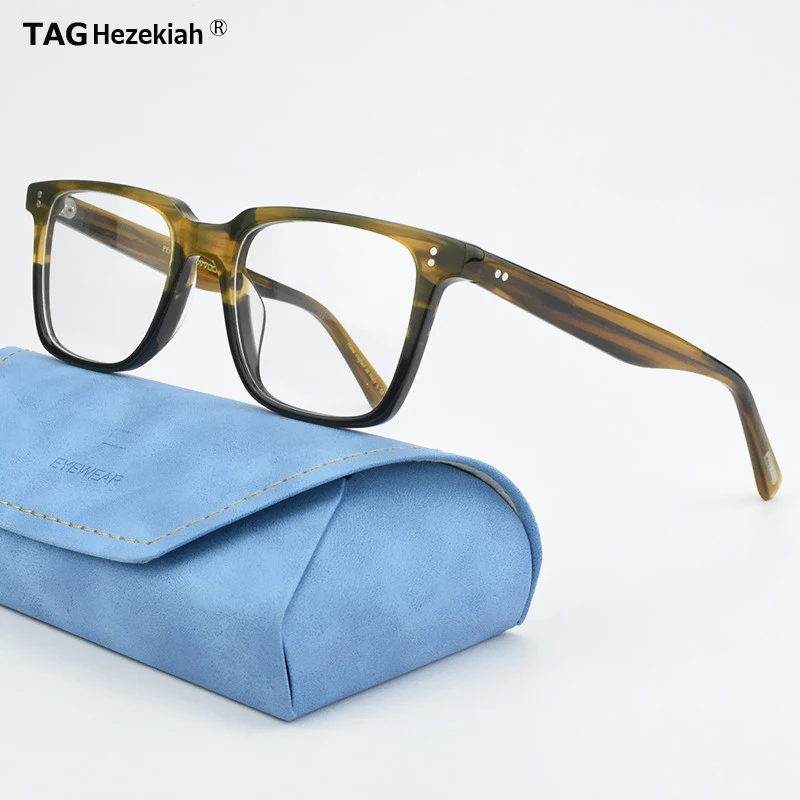 TAG Hezekiah Retro glasses frame men women ov5419 Square Eyeglasses designer optical Myopia reading prescription Acetate Eyeweas