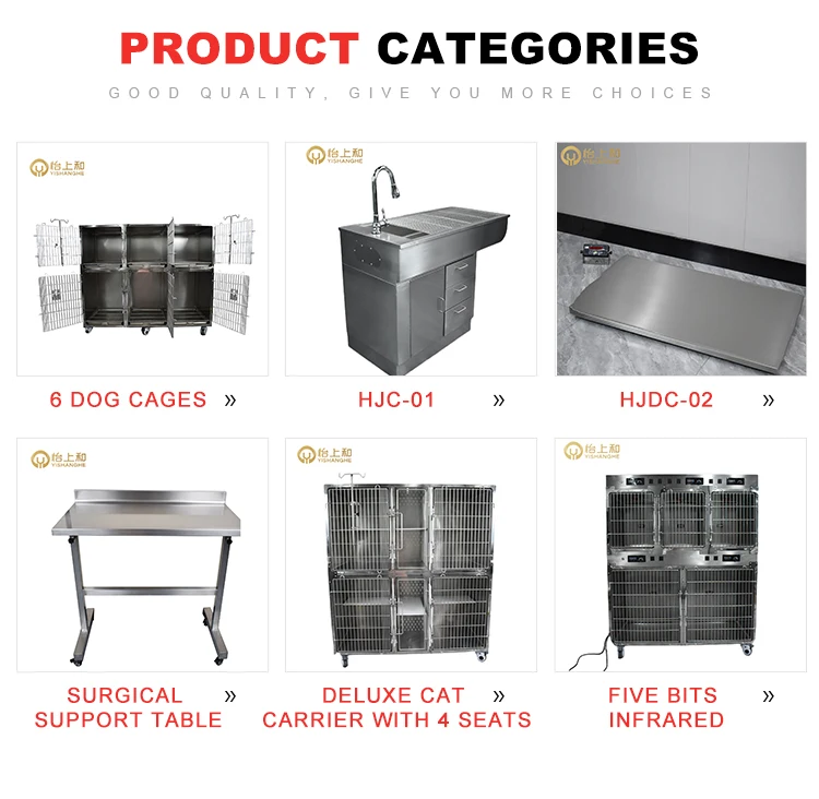 Veterinary New Product Fashion High Quality Rust-proof Large Space Vet Hospital Clinic Stainless Steel Medical Cabinet