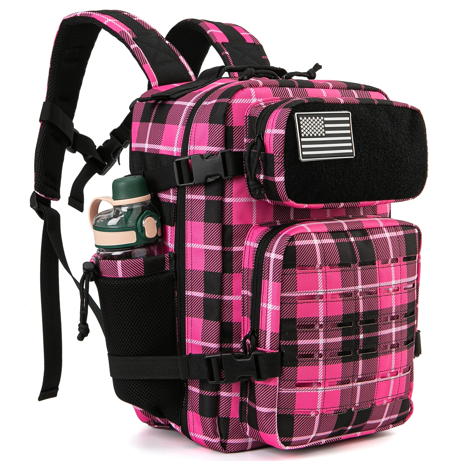 ReFire Gear 25L Taktischer Rucksack Outdoor-Tasche für Fitness MOLLE Rucksack GYM Für Frauen/Männer EDC Wandern Überleben Rucksack Hexe Flaschenhalter 8