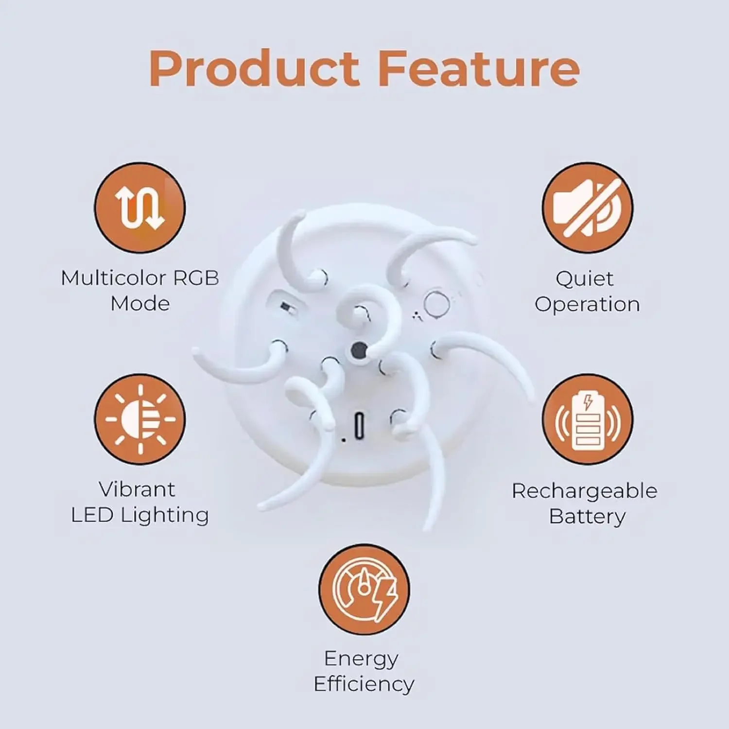 Modern Jellyfish Table Lamp USB Rechargeable Adjustable Color Changing LED Night Light Voice Control Dancing Legs Bedside Lamp