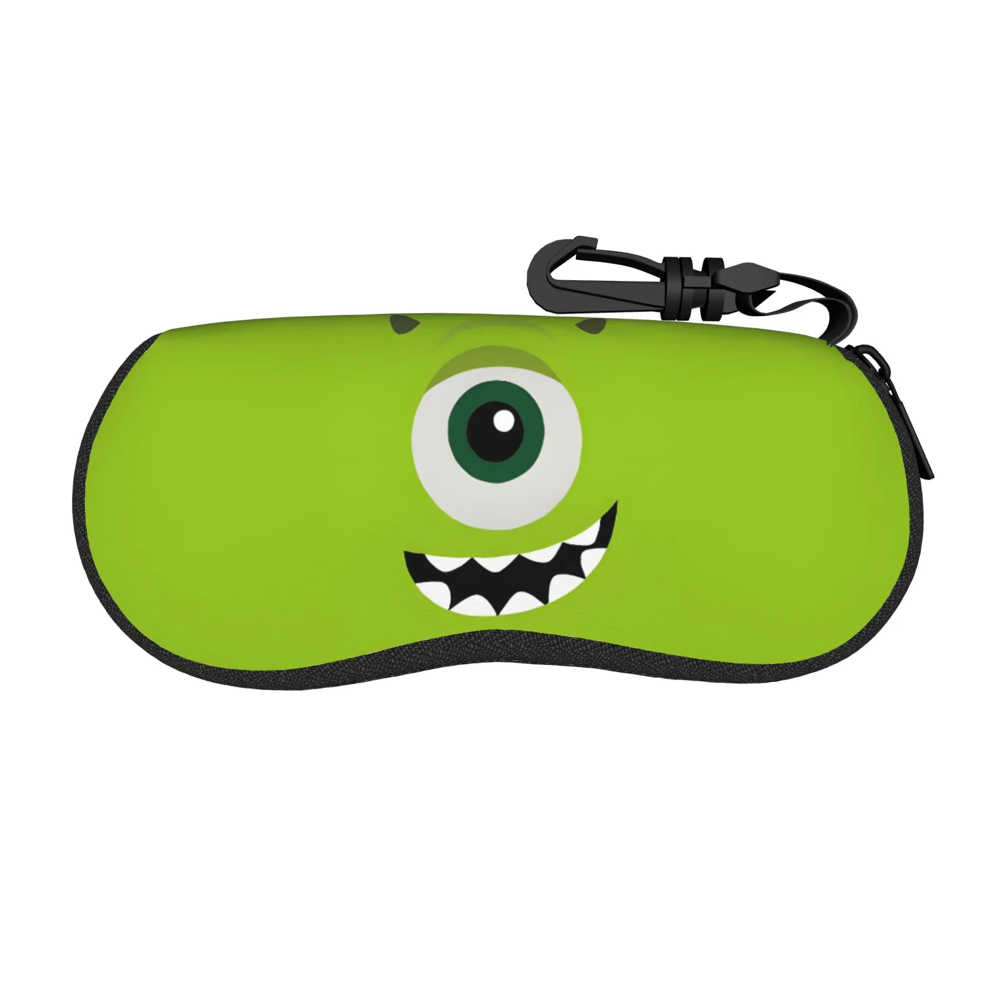 Estuche para gafas con cremallera de dibujos animados de Monsters Inc, bolsa ligera y duradera para gafas de todos los tamaños, 1 ud.