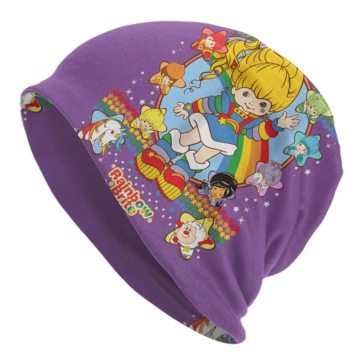 Rainbow Brite Hat Pullover Children Thin Warm Male Polyester Caps