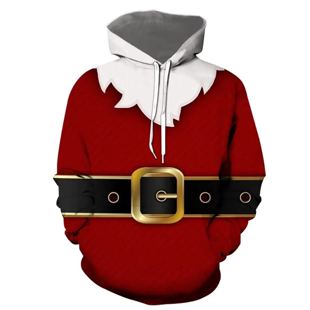 

HOT Sell Men's Clothing 3D Printed Christmas Hoodie Men's Streetwear Men's Oversized Hoodie Pullover Men's Autumn Winter Hoodie