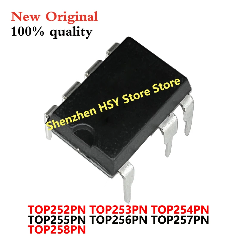 (5piece)100% New TOP252PN TOP253PN TOP254PN TOP255PN TOP256PN TOP257PN TOP258PN DIP-7 Chipset