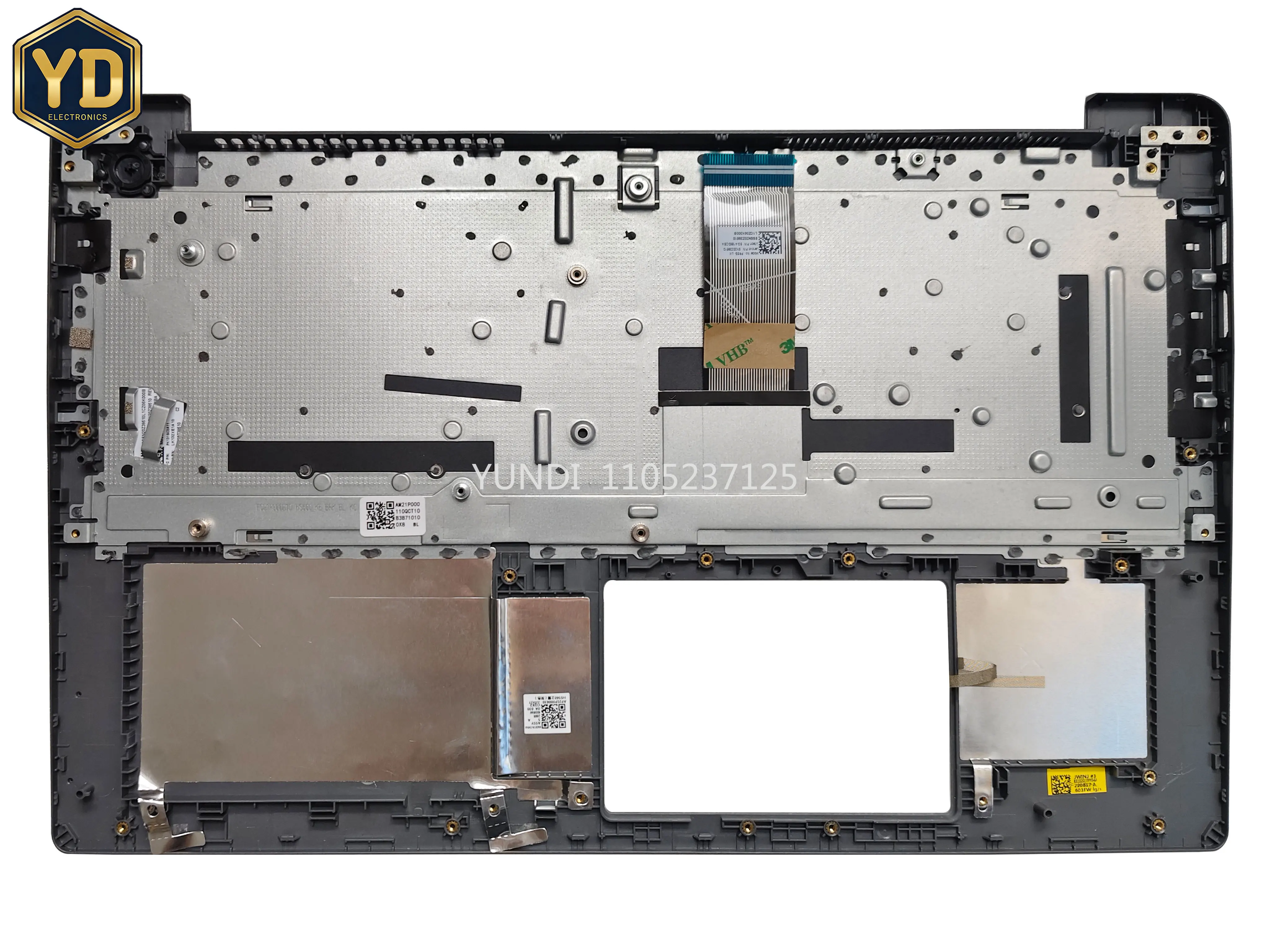 YD NEW For IdeaPad 3-15ITL6 3-15ALC6 15S 2021 US/UK/Spanish/French Keyboard Laptop Palmrest Upper Cover Case AP21P000630