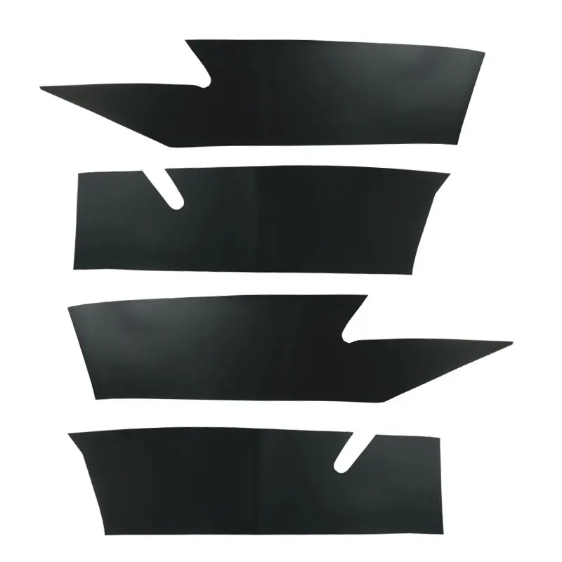 4pcs Car Microfiber Leather Door Panel Cover Interior Trim For Mazda 3 2011 2012 2013