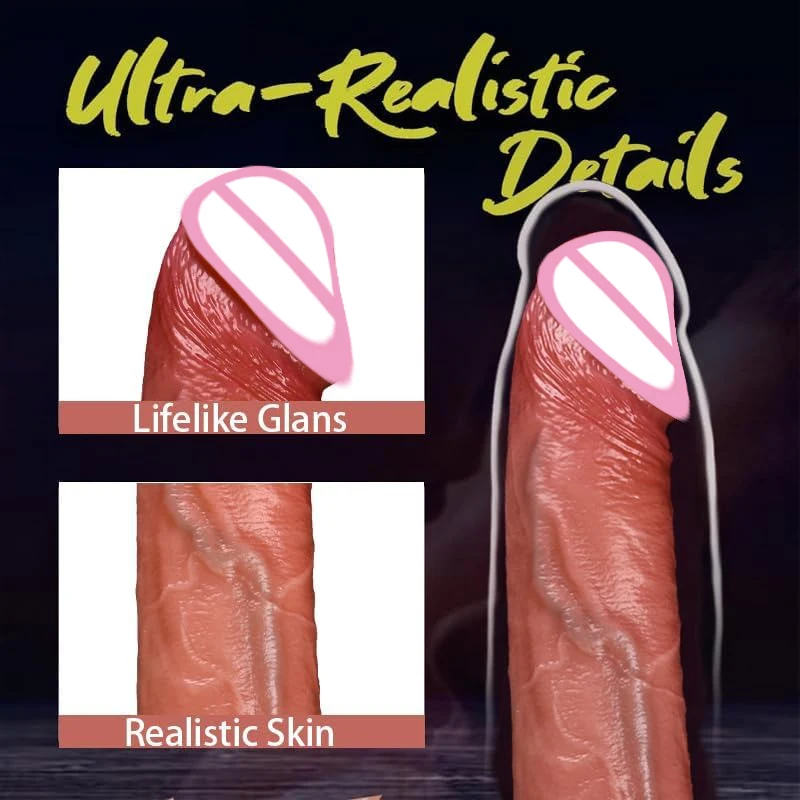 Realistic Super Huge Penis Sleeve Big Dildo Growth Penis Delayed Ejection Extend Penis Reusable Enlarger Silicone Condom Male Se view 4