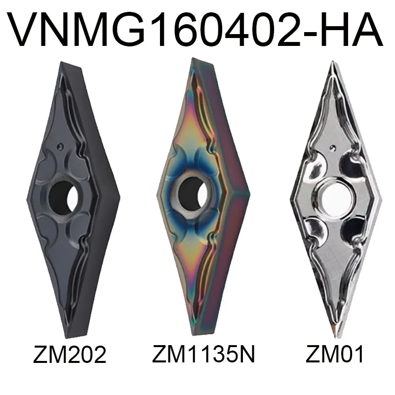 

35° diamond VNMG160402-HA VNMG 160402 Indexable CNC carbide turning insert For Stainless steel / High hardness / aluminum
