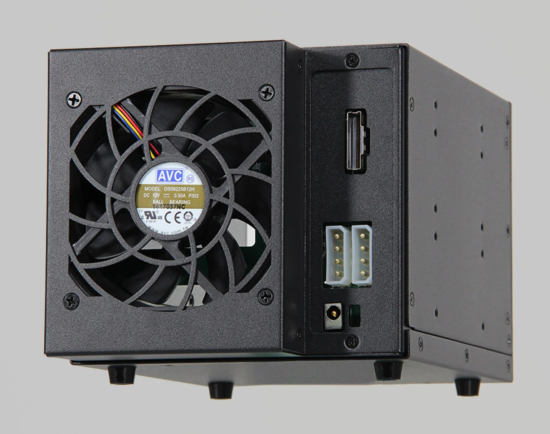 4-Bit U.2 NVMe HDD/SSD Chassis SlimSAS SFF-8654 8i Port, No PCIe Fork Required, Storage Expansion, with Fan, Version C