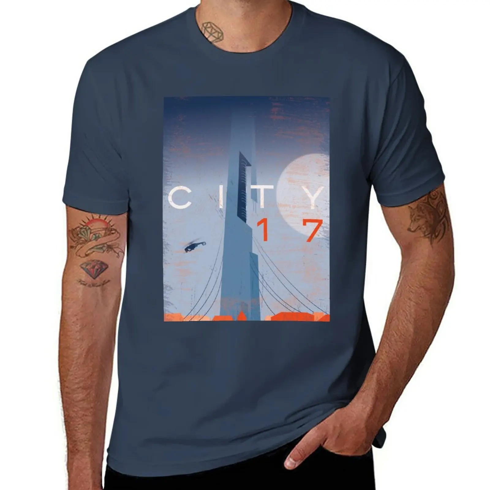 

New City 17 - Half Life T-Shirt quick drying shirt graphic t shirts cute tops custom t shirt Men's t shirts
