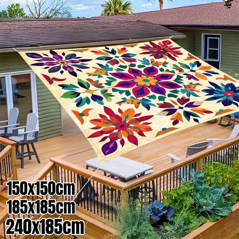 

Waterproof Camping Sun Shelter Tent Tarp Ceiling Cloth Home Decor Portable Outdoor Canopy Awning for Beach Picnic Hiking Fishing