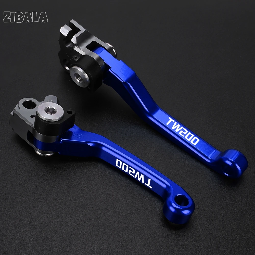 

For yamaha TW200 TW 200 2000 2001 2002 2003 2004 2005-2017 Motorcycle Motocross CNC Aluminum Pivot Brake Clutch Levers Dirt Bike