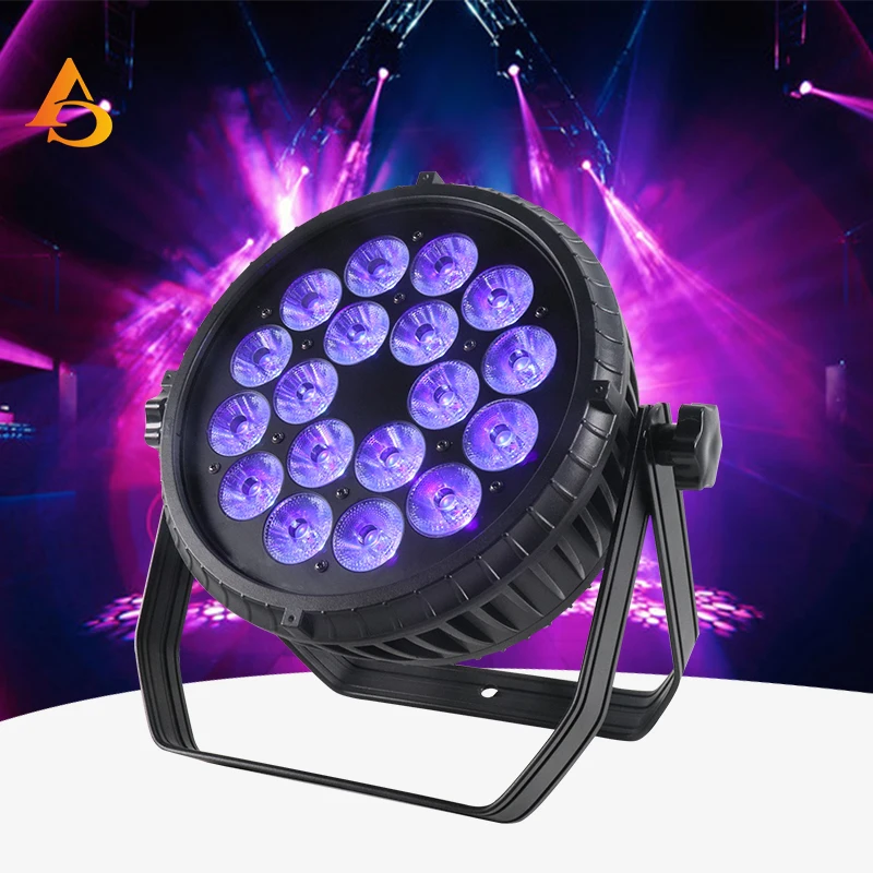 4-10pcs/18x12W/8x18W RGBWA UV 6 in 1 LED Outdoor Waterproof Pap Light DMX Control Stage Light Professional DJ Disco Equipment