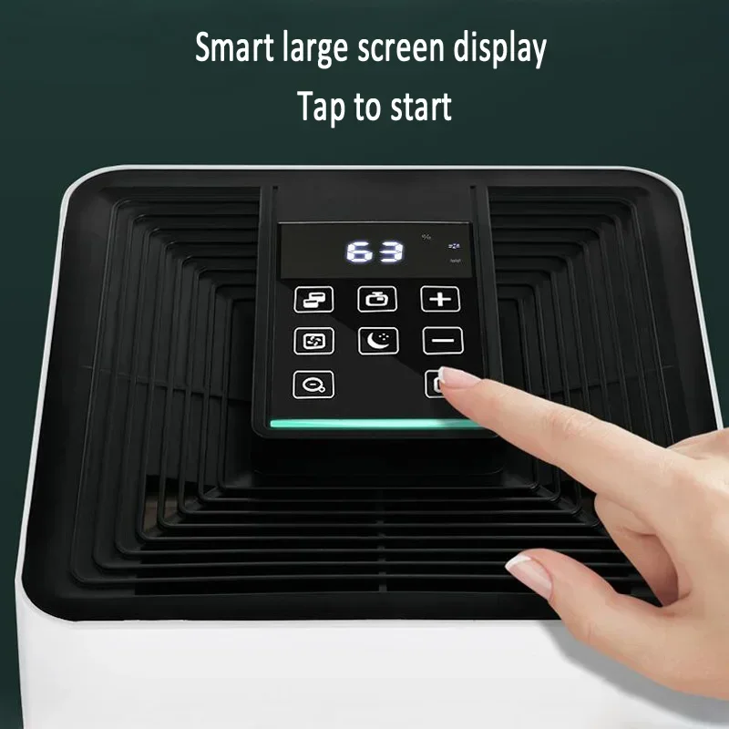 Dehumidifier Air Dryer Negative Ion Air Purifier Home Bedroom Small Dehumidify High Power Smart Touch Screen Auxiliary Drying