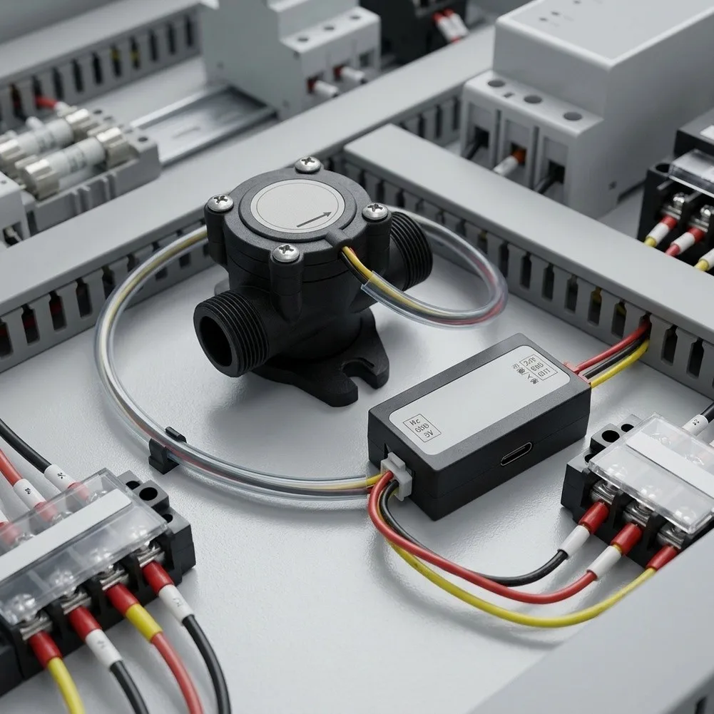 4-20mA Water Flow Sensor Module for Real-Time Flow Tracking in Commercial Plumbing and Facility Management Systems