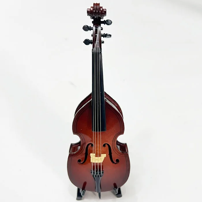 

Mini Musical Instrument Double Bass Model Ornaments