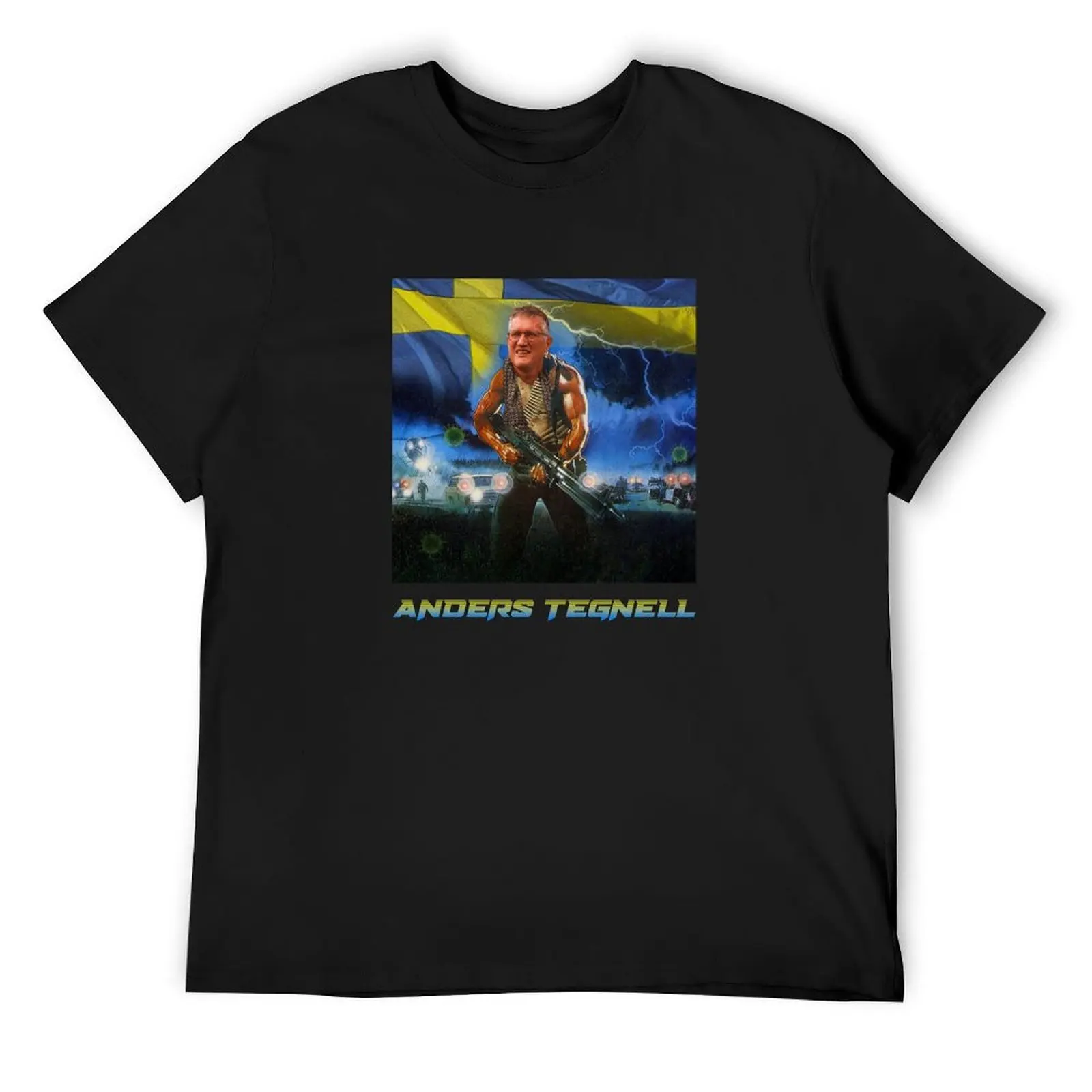 Anders Tegnell : Action Hero Sweden T-Shirt new edition shirts graphic t shirt for men