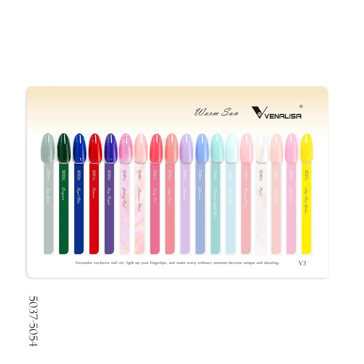 Ensemble de vernis à ongles Gel avec carte de couleur, 22 pièces, 10ml, couleurs à paillettes rose bleu rouge vert violet pour manucure à faire soi-même à la maison