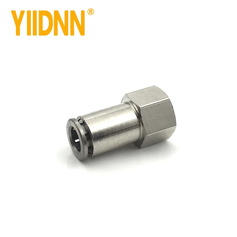 PCF Quick Connect Fittings Female Straight brass pipe tube Air Line Fittings