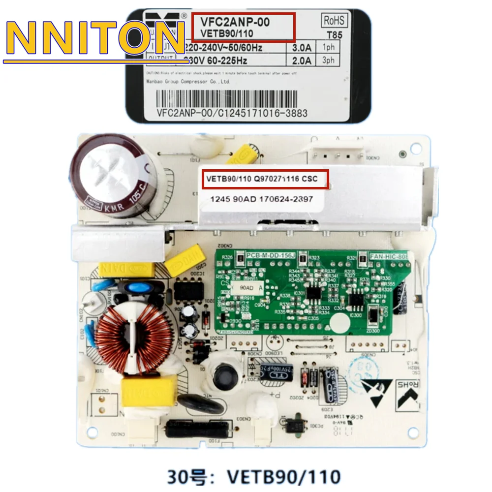 

New Control Board For Refrigerator VFC2ANP-00 Drive Circuit PCB VETB90/110 VETB110 Fridge Motherboard Freezer Parts