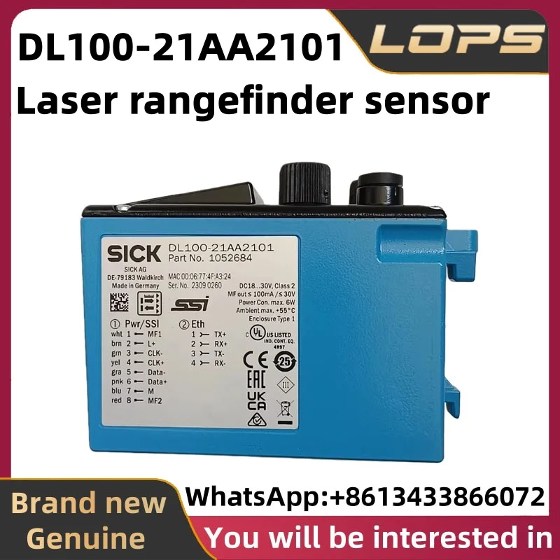 

DL100-21AA2101 Brand new original SICK Laser rangefinder sensor, large quantity in stock, welcome to consult