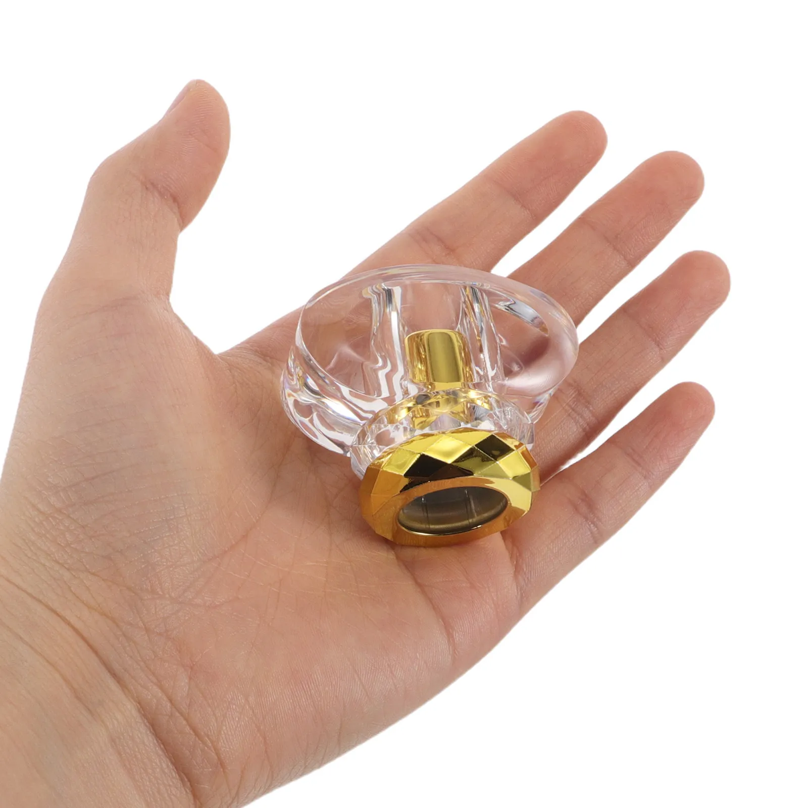 

5Pcs Perfume Bottle Replacement Caps Clear Acrylic Spray Top Decorative Leak Proof Sealing Travel Bottle Cover Fit 15Mm Diameter