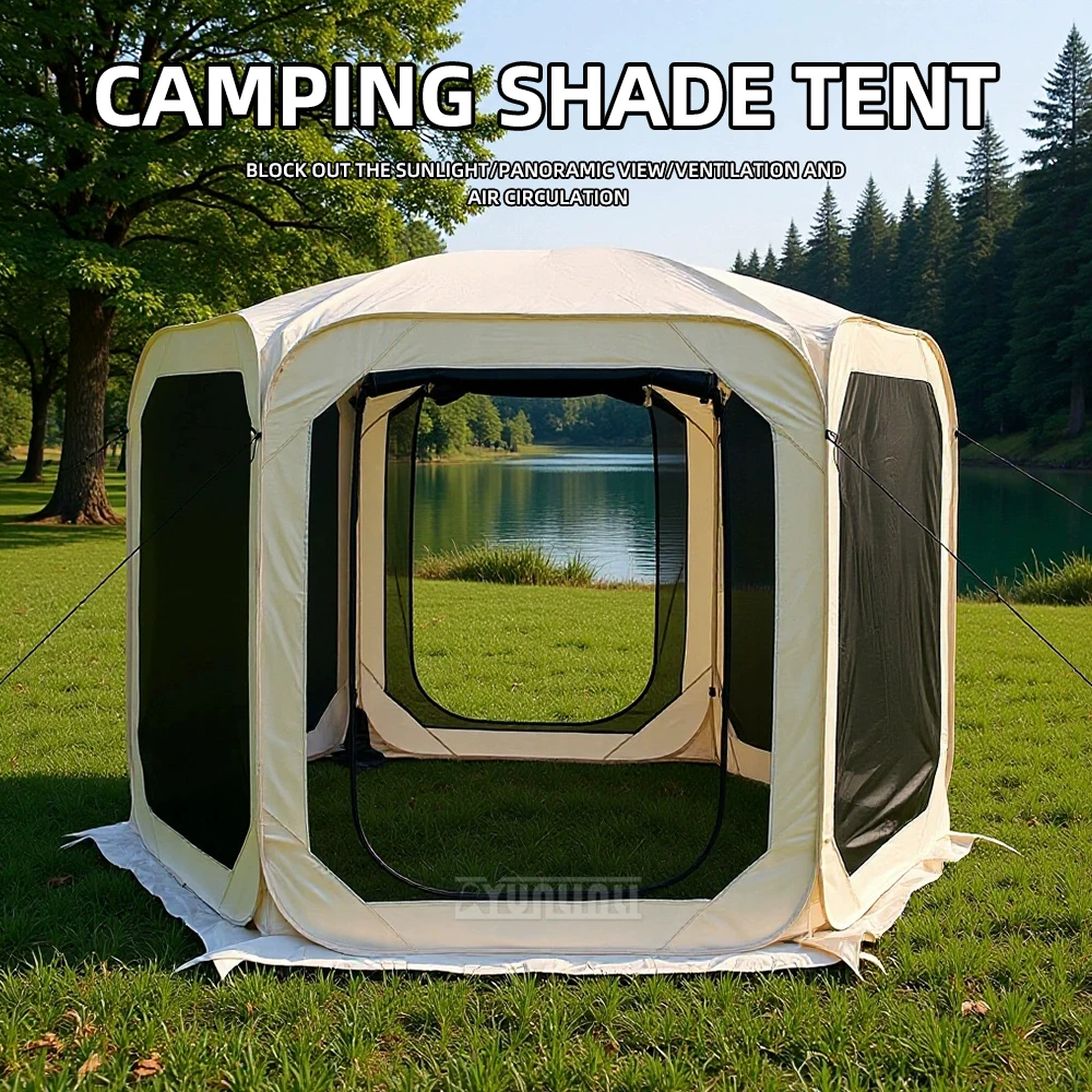 

H-20245 300x300x205CM Portable Outdoor Camping Sunshade Tent Mosquito Proof Outdoor Picnic Shelter with Large Space