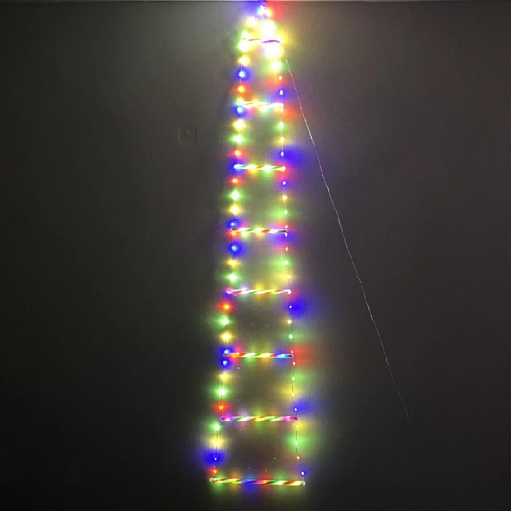 

Santa Claus Doll LED Christmas Ladder Light Indoor & Outdoor with Remote Christmas Tree Light Christmas Decor Hanging LED String