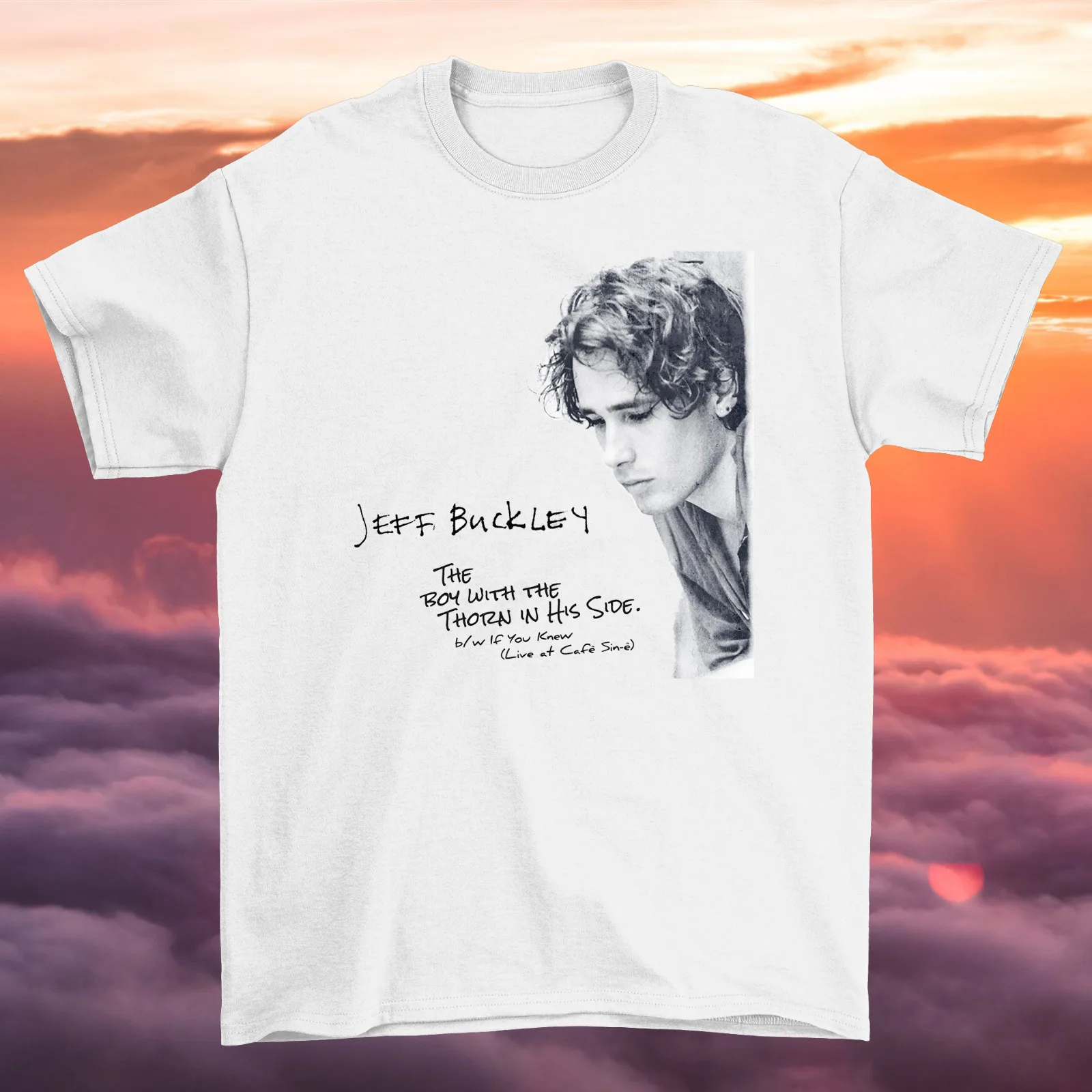 Jeff Buckley Boy With The Thorn In His Side White Unisex S-234XL T-Shirt NE1311