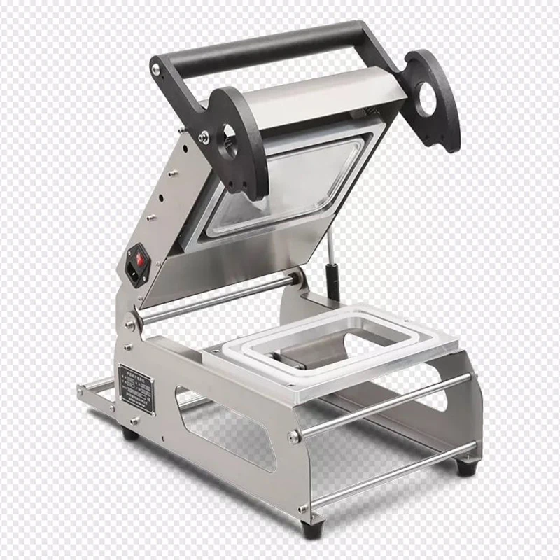 Терморучная машина для запечатывания лотков, упаковочная машина, упаковщик контейнеров, пластик