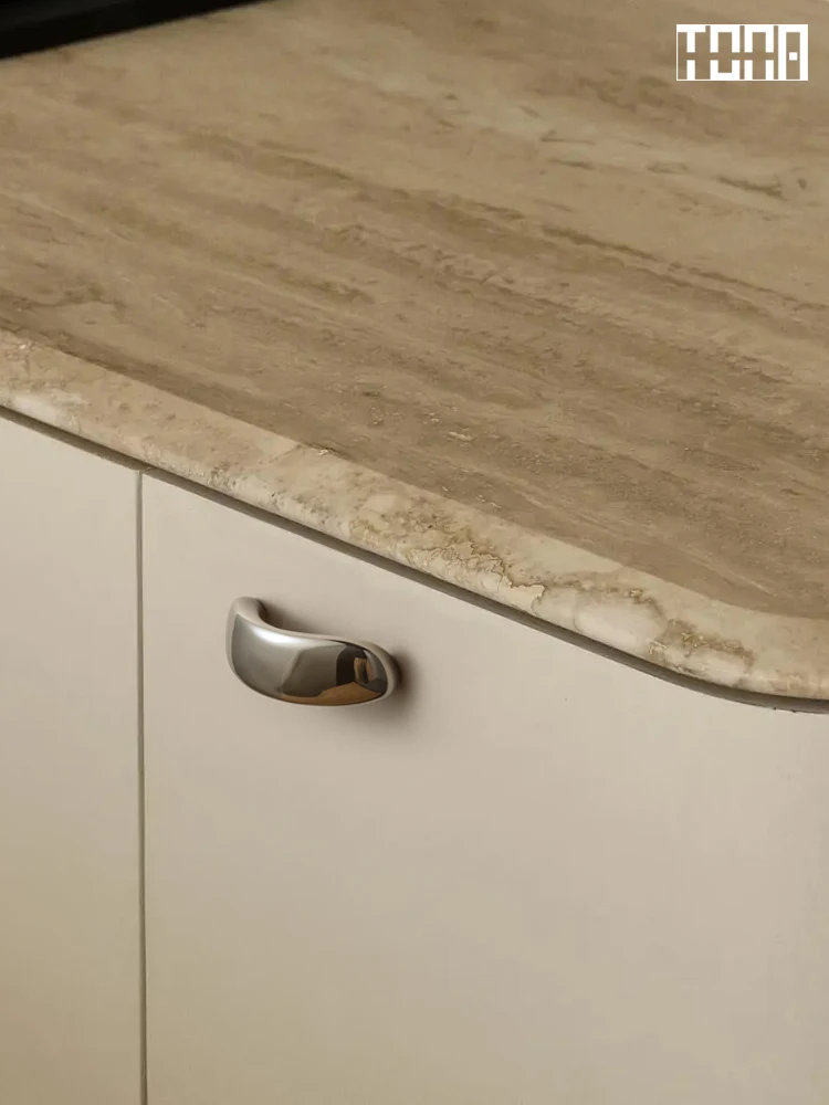 Modern Titanium Silver Cabinet Knob Brass Hardware Handle Kitchen Cabinet Knob and Pulls Creative T Bar Pulls for Furniture