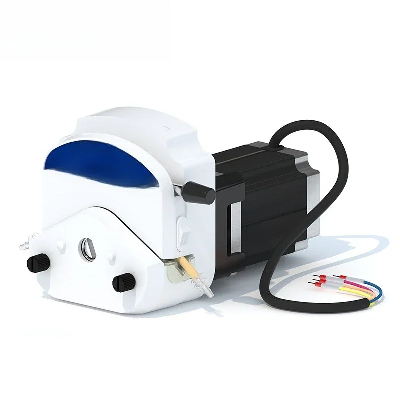 Double head minimum dosing pump peristaltic hose pump  stepping motor