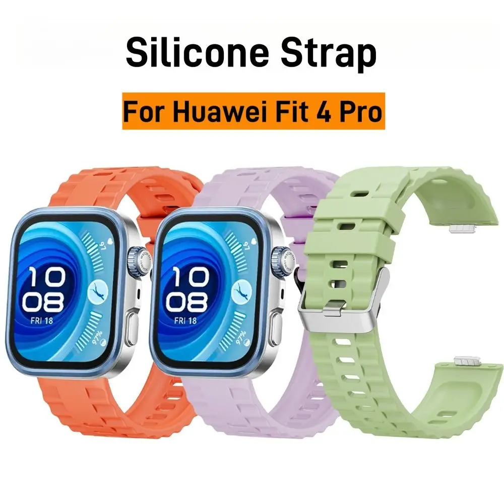 

Adjustable Silicone Wrist Strap Quick Release Replaceable Band Belt Soft Breathable Bracelet for Huawei Fit3/Fit 4/4 Pro