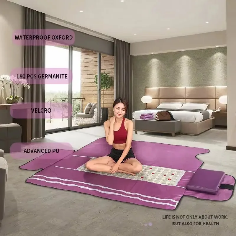 Hot Sale Side Stone Sauna Blanket Far Electric Body Wrap Health Care Warm Slimming Blanket