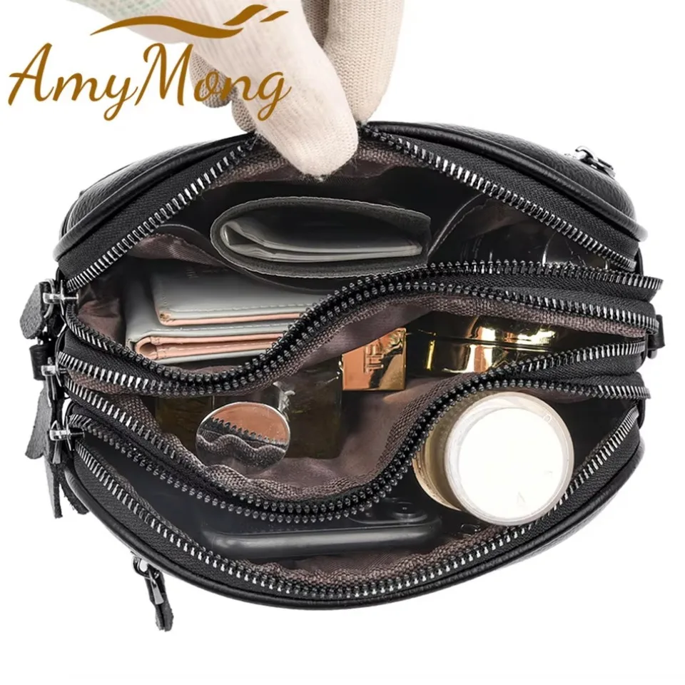 3 Layers Luxury Designer Handbags Purses Women Bag Super Quality Leather Small Shoulder Messenger Corssbody Tote Sac for Female