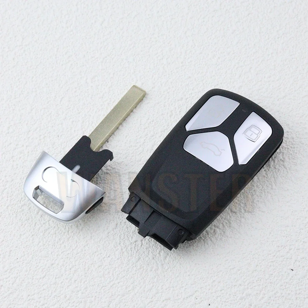 3 4 Bottons Car Smart Remote Key Fob Shell Case Housing for Audi A4 A5 A4L A6 A6L S4 S5 Q3 Q5 Q7 TT 2016 2017 2018 2019 2020