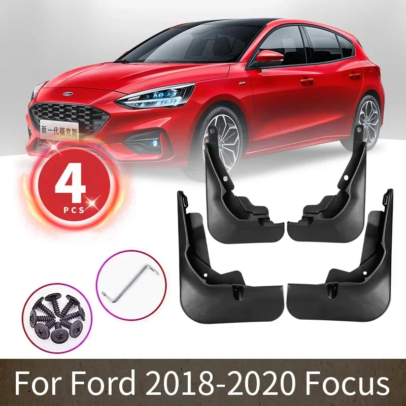 

Mud Flaps For Ford Focus ST Saloon Mudflaps 2018 2019 2020 Car Mudguards Front Rear Fender Splash Guards Cars Accessories