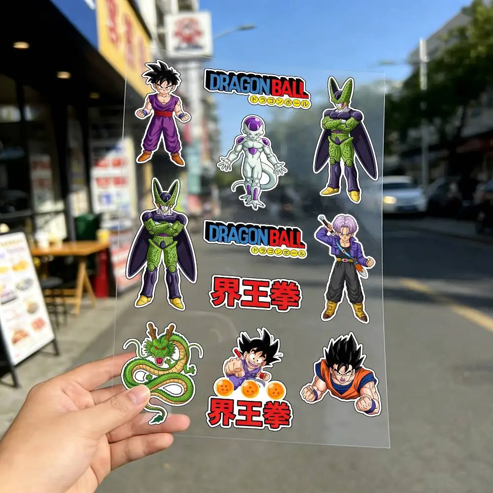DRAGON BALL High Visibility Reflective Waterproof Decal Scratch Hide Sticker Fit Car Motorcycle Helmet Water Cup Refrigerator