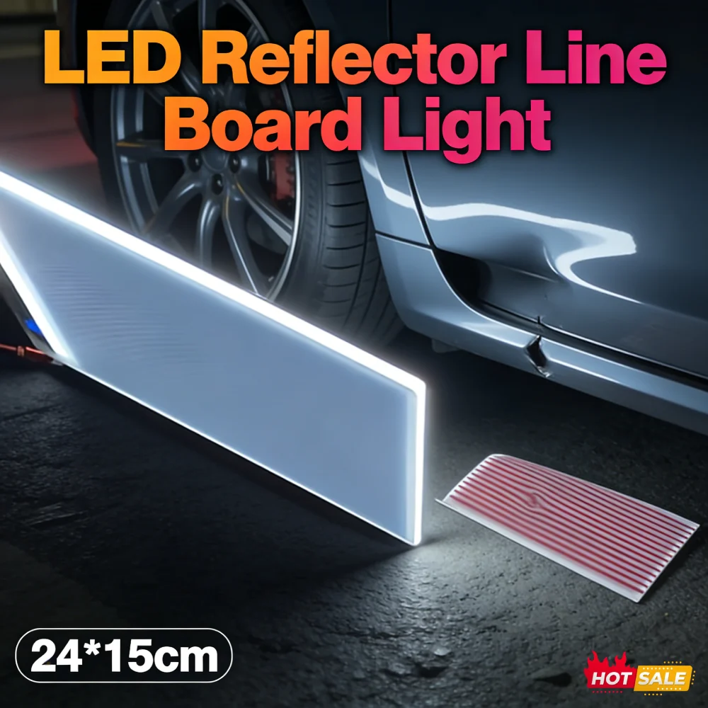 

Светодиодный рефлекторный светильник-линейка с USB-кабелем для обнаружения вмятин на кузове автомобиля, световой рефлектор для ремонта вмятин на кузове автомобиля