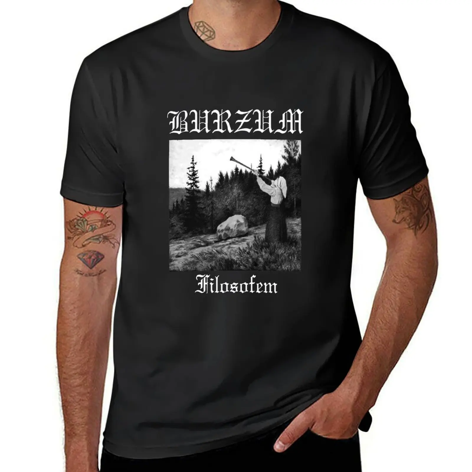 Black Metal Filosofem T-Shirt Short sleeve tee new edition mens t shirt graphic