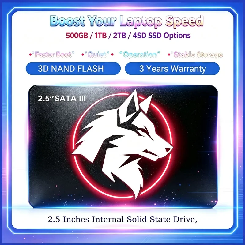 2026 Bestoss Ssd Internal 2.5 SATAIII 1TB 500GB 1TB SSD 2TB 4TB HDD Hard Disk SSD Drive For Laptop Notebook