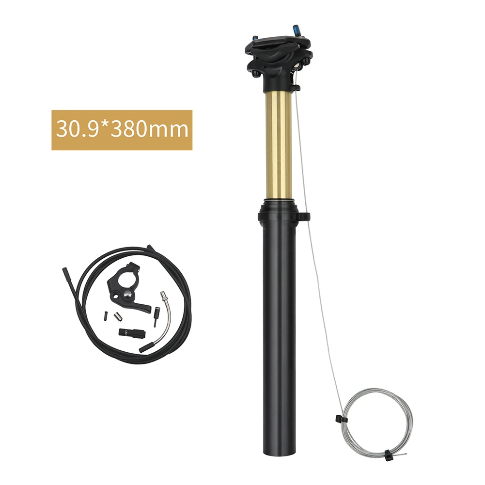 Dropper Seatpost with Stable Dual-Pin Rear for drift Mechanism and Adjustable Seat Tilt for Enhanced Riding Posture 30.9