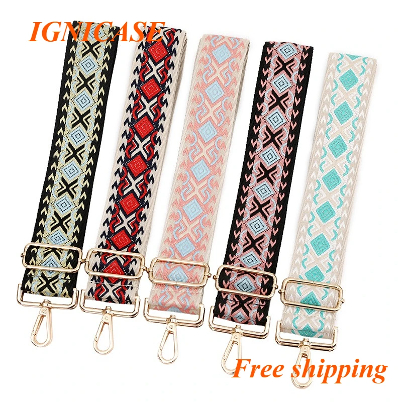 IGNICASE New Fashion Bag Shoulder Strap Accessories One Shoulder Oblique Span Adjustable Replacement Long Shoulder Strap