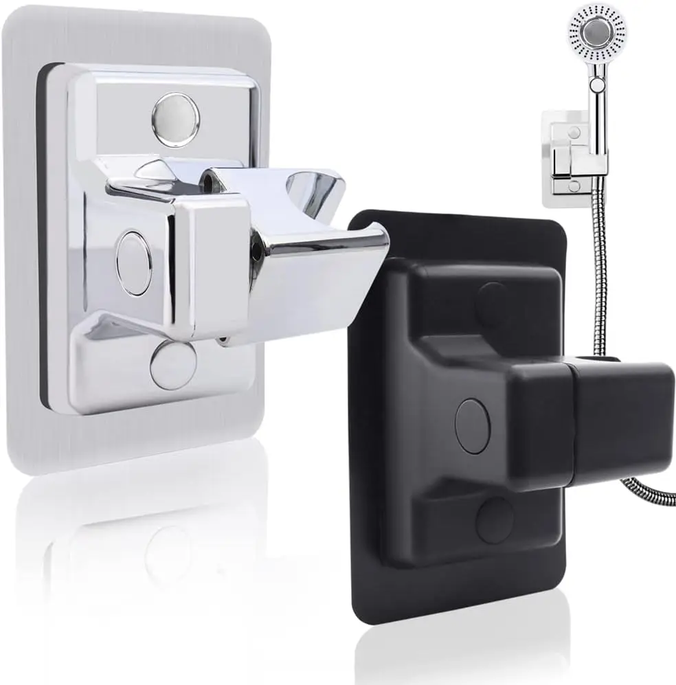 Showerhead Brackets Waterproof Shower Head Holder Non-Punching Shower Bracket for Fixing showerhead,Adjustable Shower Holder