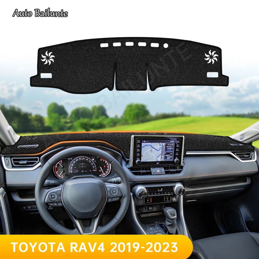 

Для Toyota RAV4 RAV 4 2019 2020 2021 2022 2023 автомобильный коврик для приборной панели, защита от УФ-лучей, аксессуары для защиты от скольжения